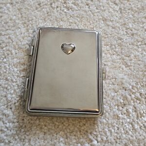 Things Remembered Silver Heart Locket Box